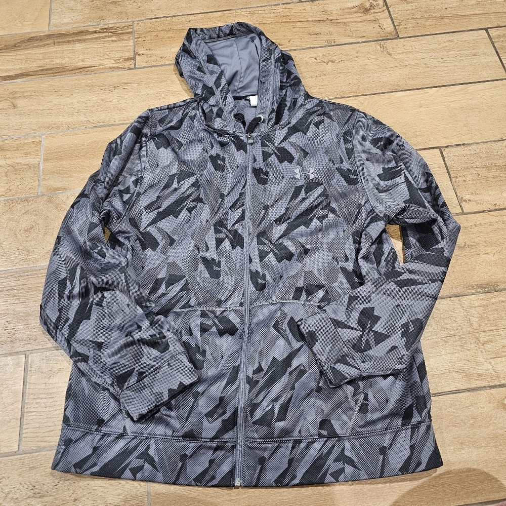 Large Mens Under Armour Zip Up Hoodie